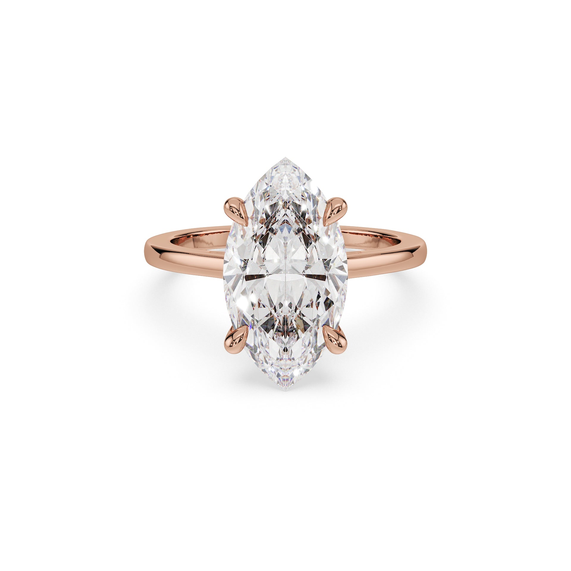 ALMARI Timeless Marquise Solitaire Engagement Ring