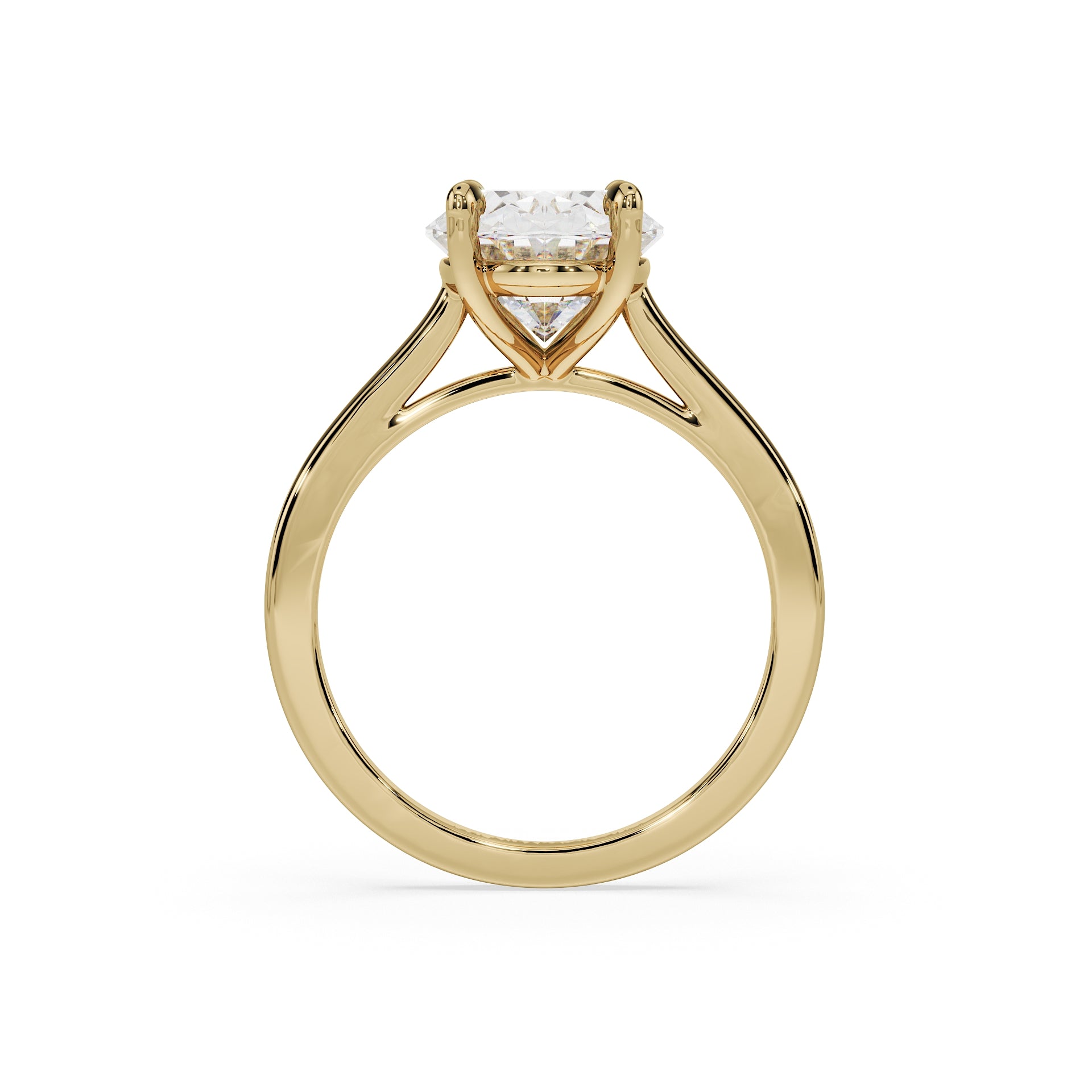 ALMARI Timeless Oval Solitaire Engagement Ring