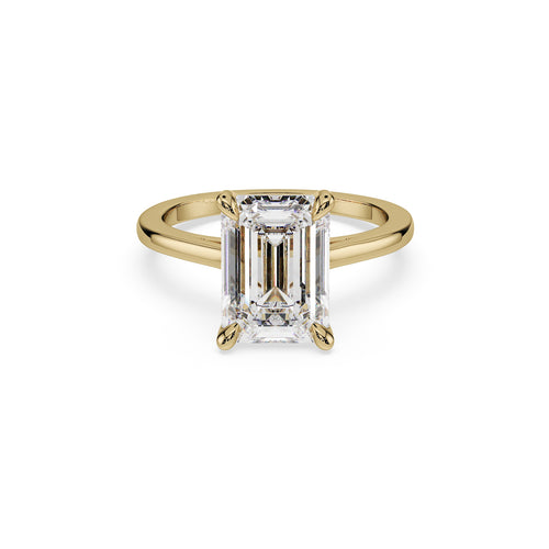 ALMARI Classic Emerald Cut Diamond Engagement Ring
