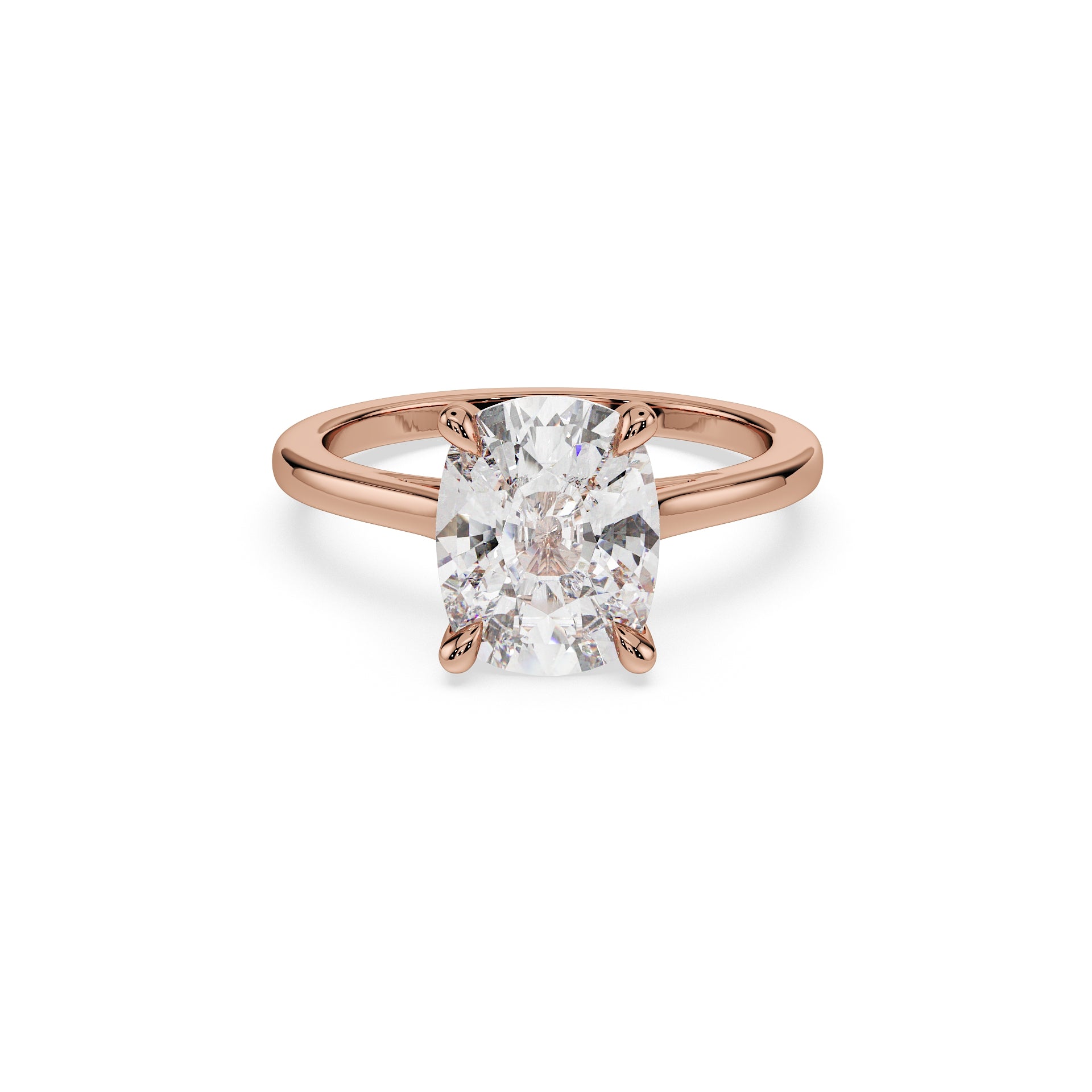 ALMARI Timeless Cushion Solitaire Engagement Ring