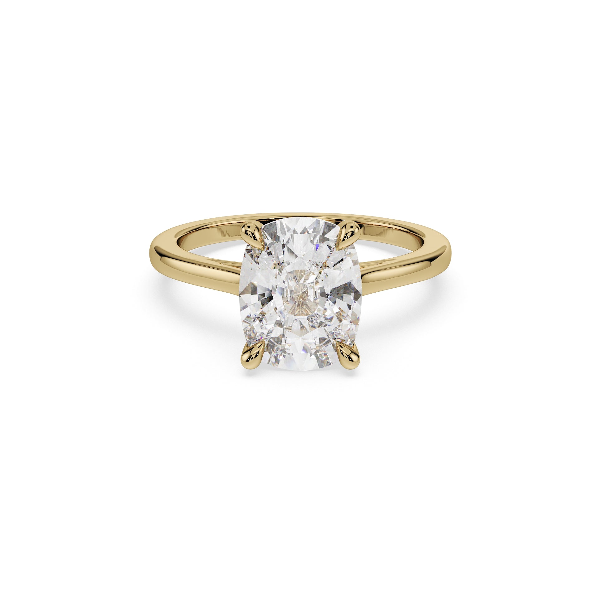 ALMARI Timeless Cushion Solitaire Engagement Ring