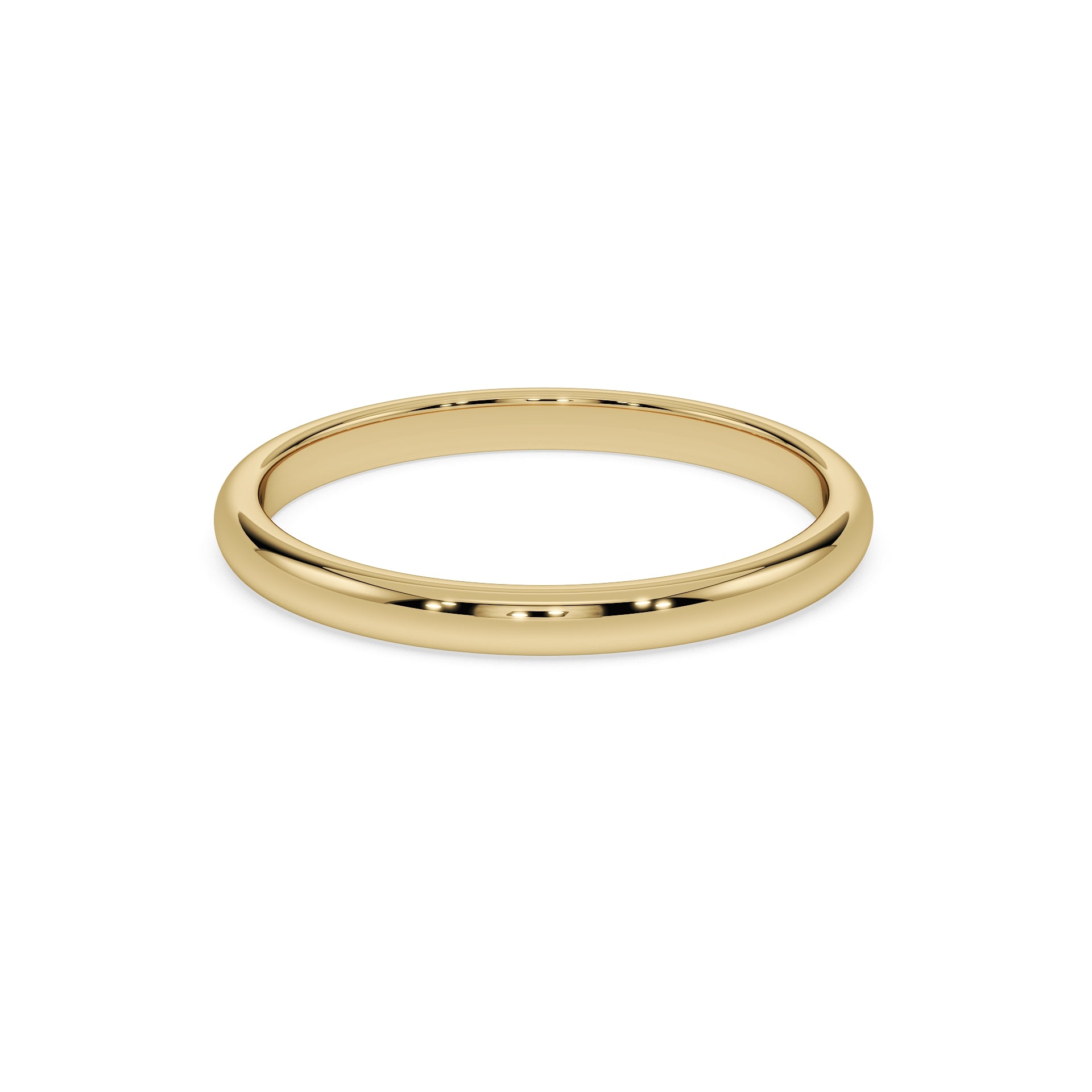 ALMARI Classic Polished Wedding Band (2mm)