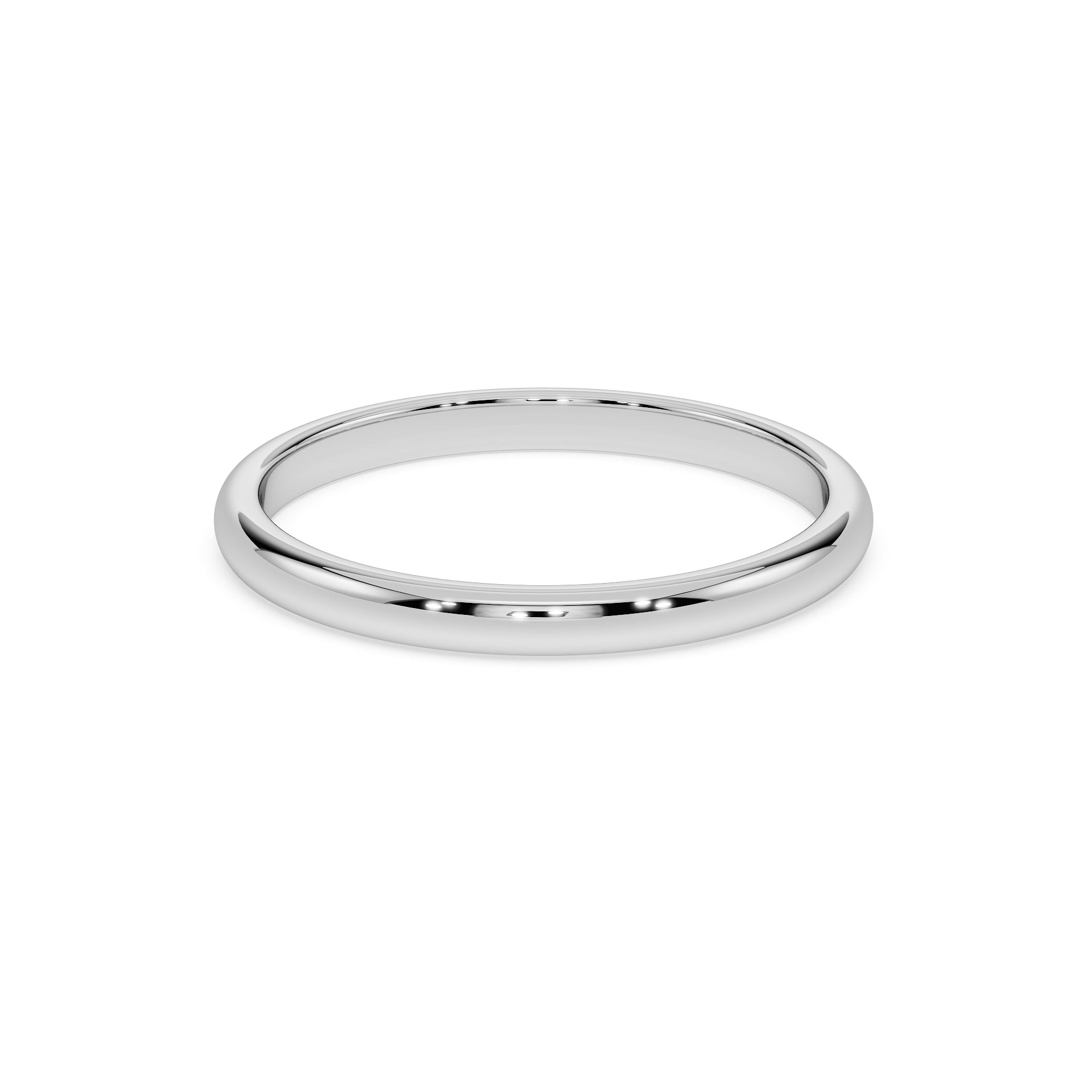 ALMARI Classic Polished Wedding Band (2mm)