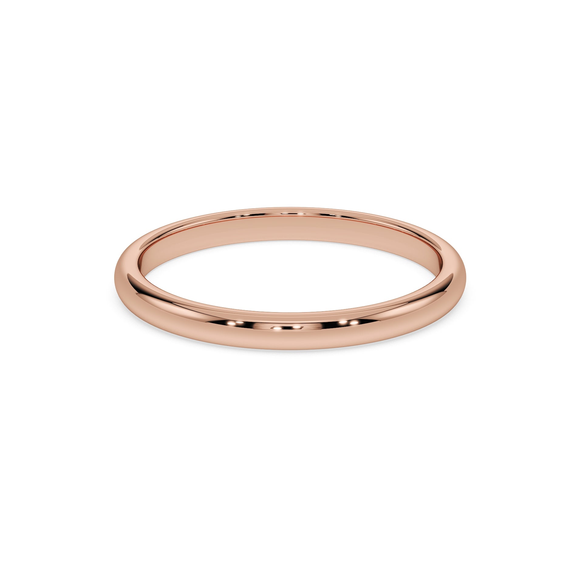 ALMARI Classic Polished Wedding Band (2mm)