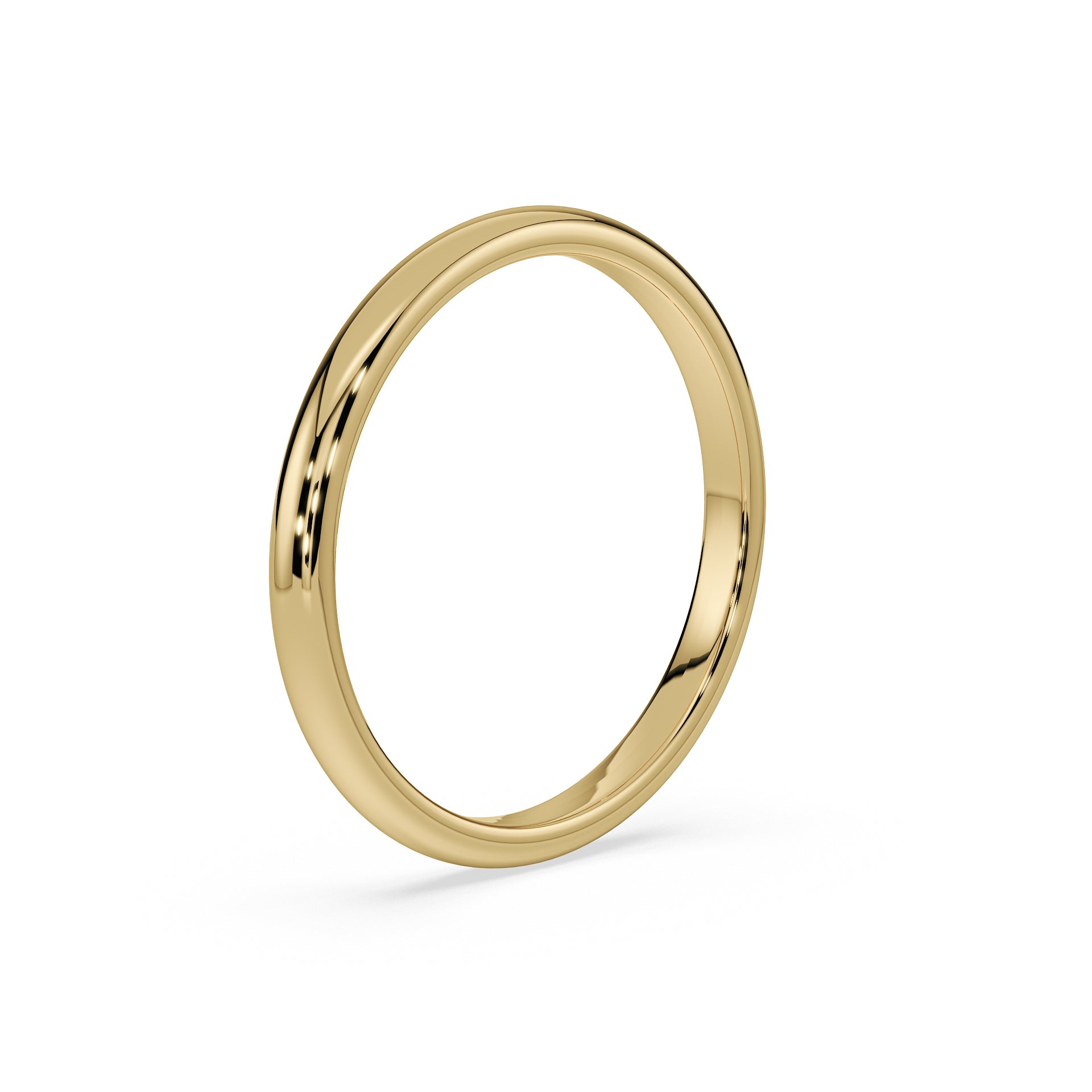 ALMARI Classic Polished Wedding Band (2mm)