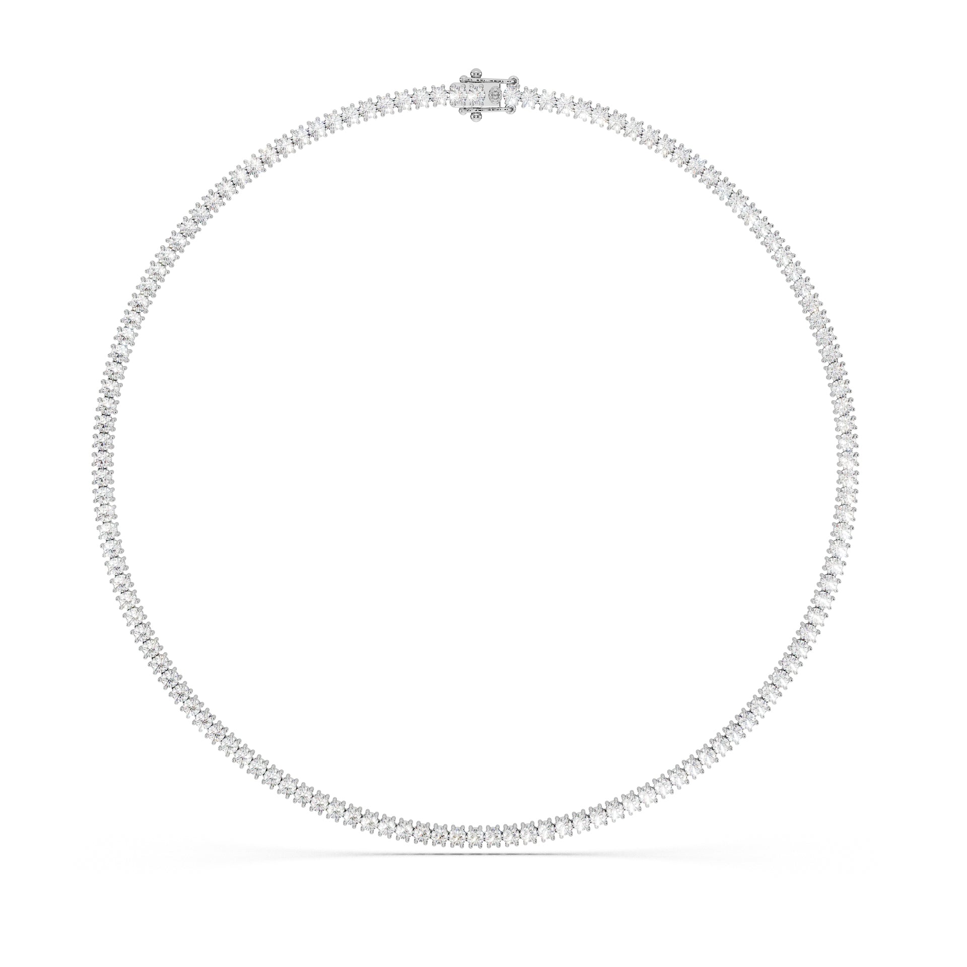 ALMARI Statement Diamond Tennis Necklace — 7.00 TCW