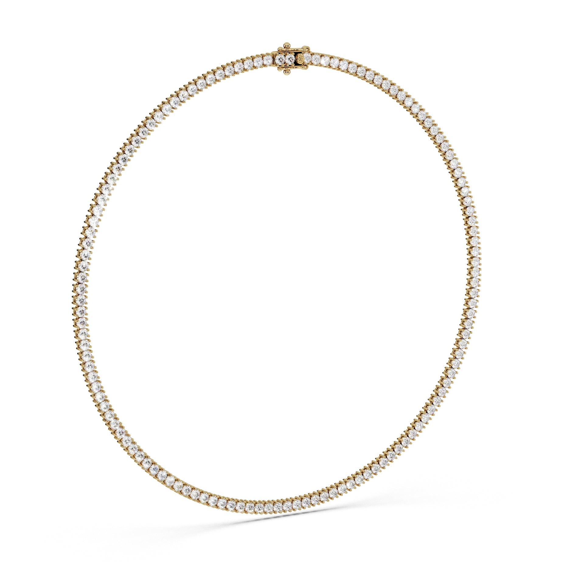 ALMARI Statement Diamond Tennis Necklace — 7.00 TCW