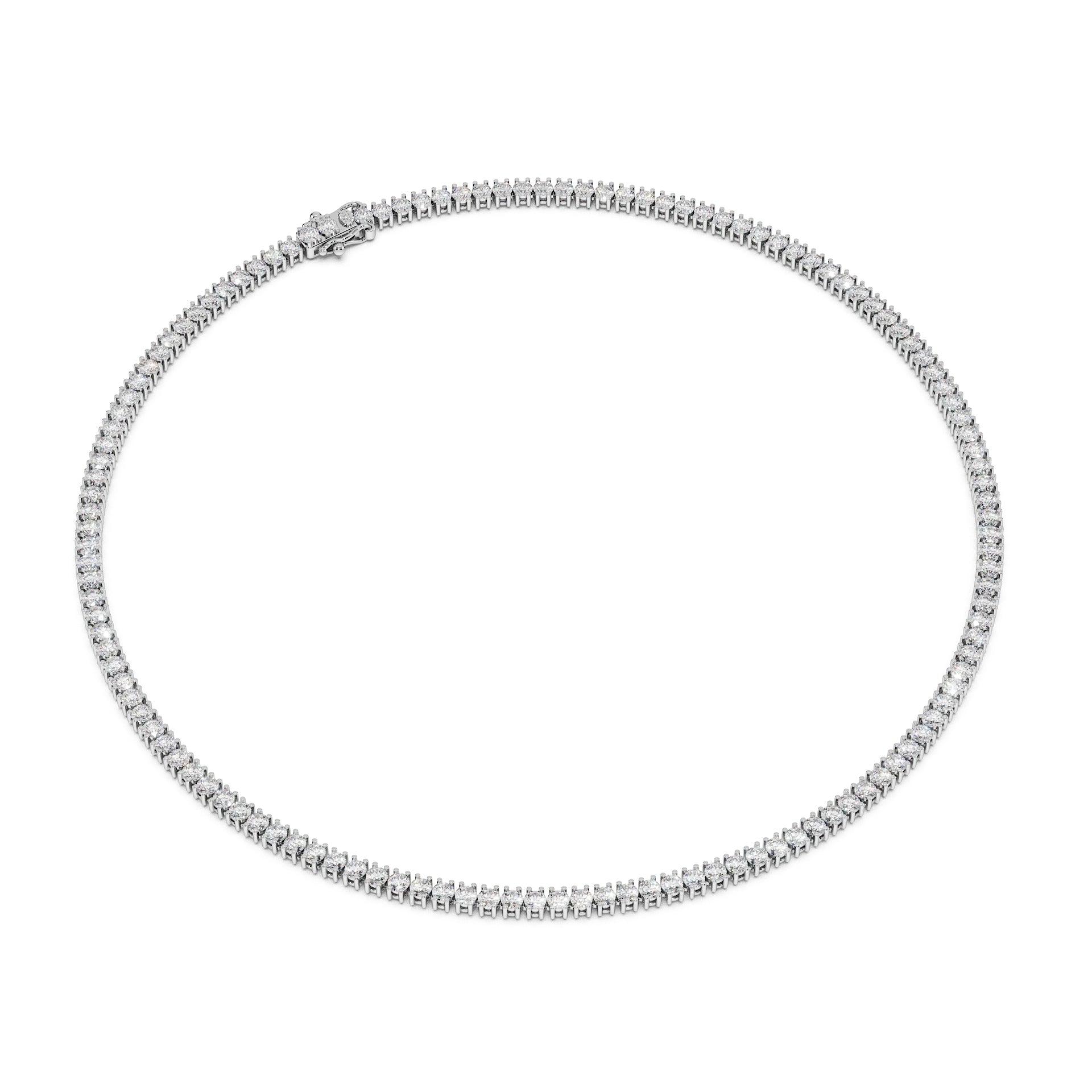 ALMARI Statement Diamond Tennis Necklace — 7.00 TCW