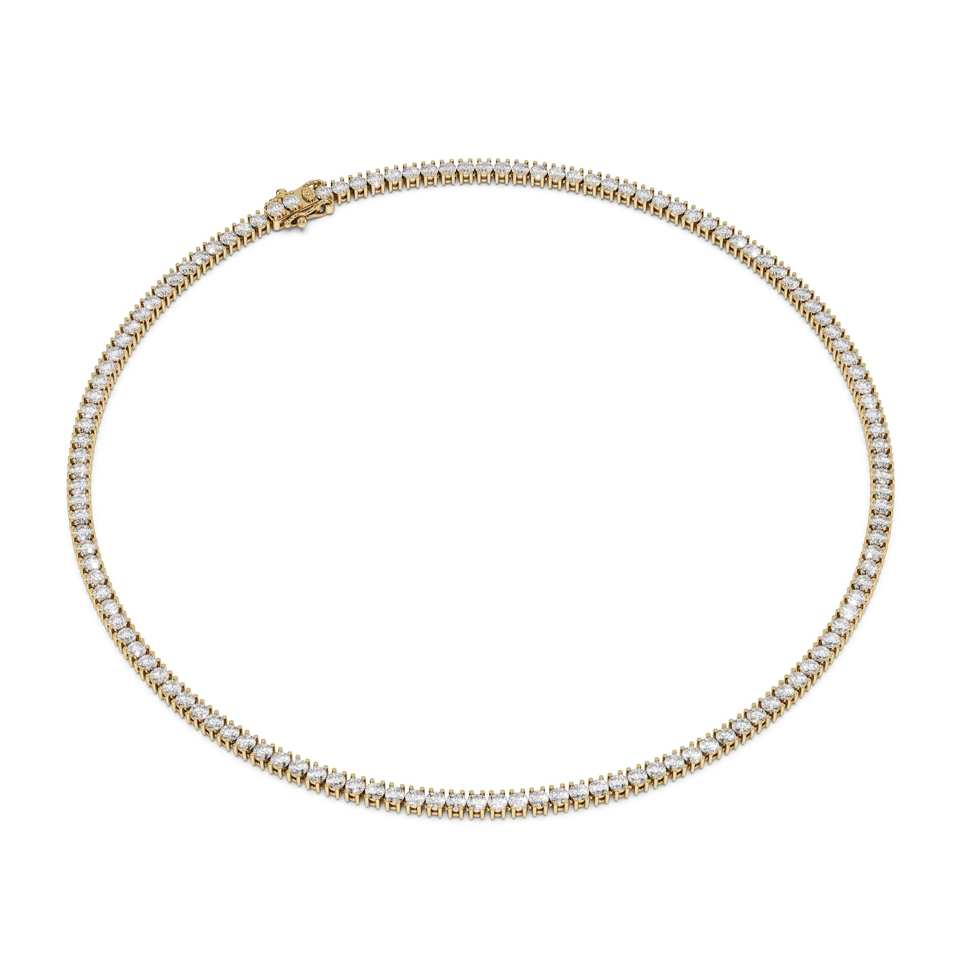 ALMARI Statement Diamond Tennis Necklace — 7.00 TCW