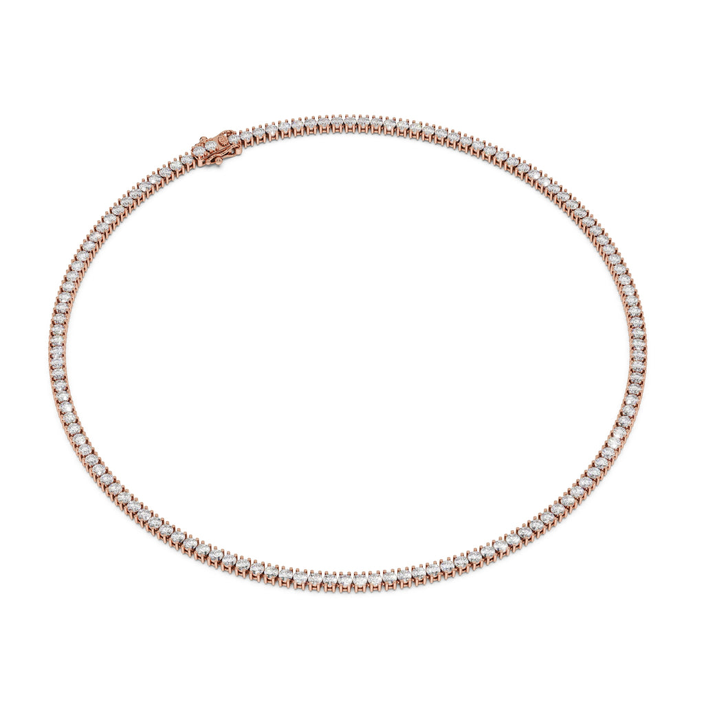ALMARI Classic Diamond Tennis Necklace — 5.00 TCW