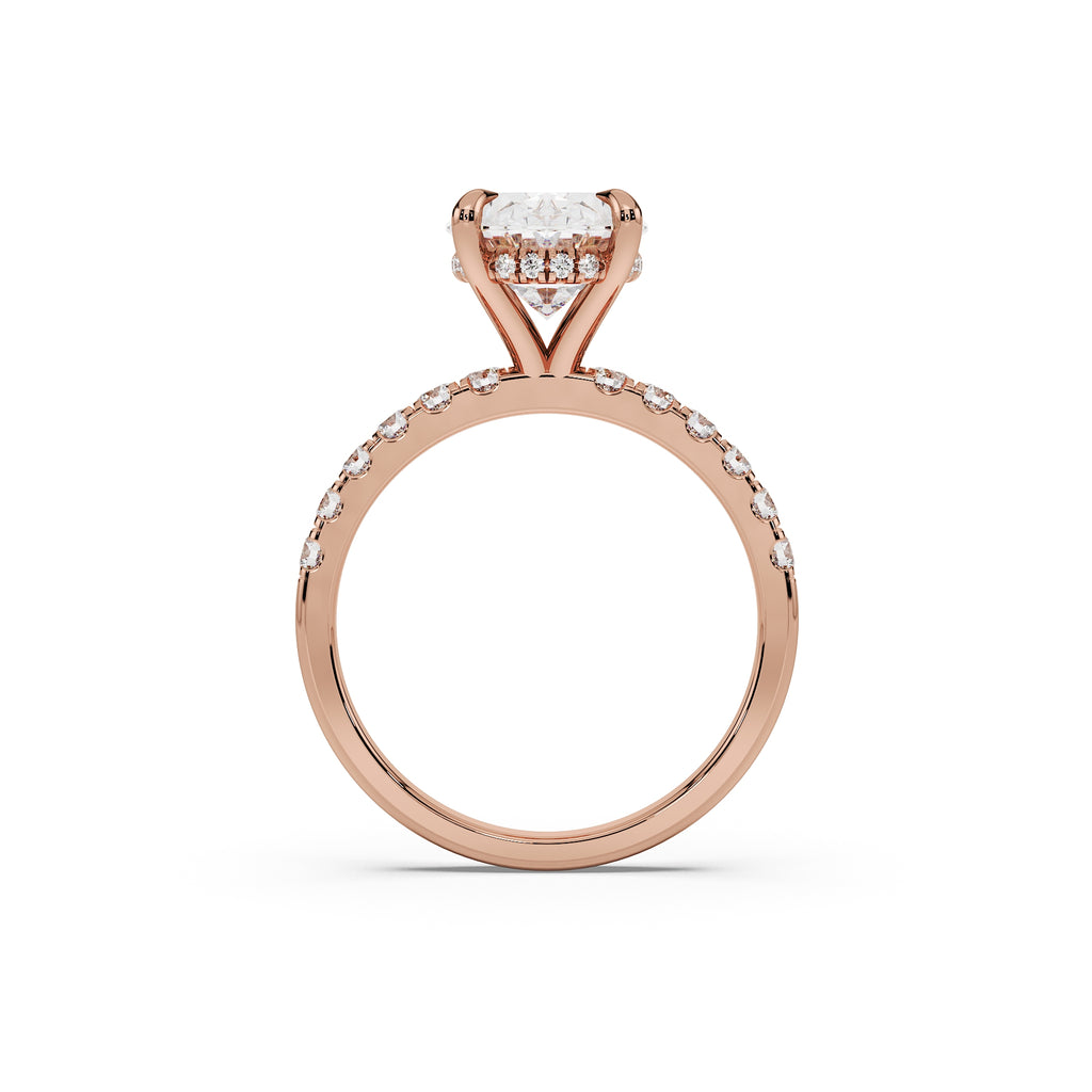 ALMARI Signature Oval Engagement Ring