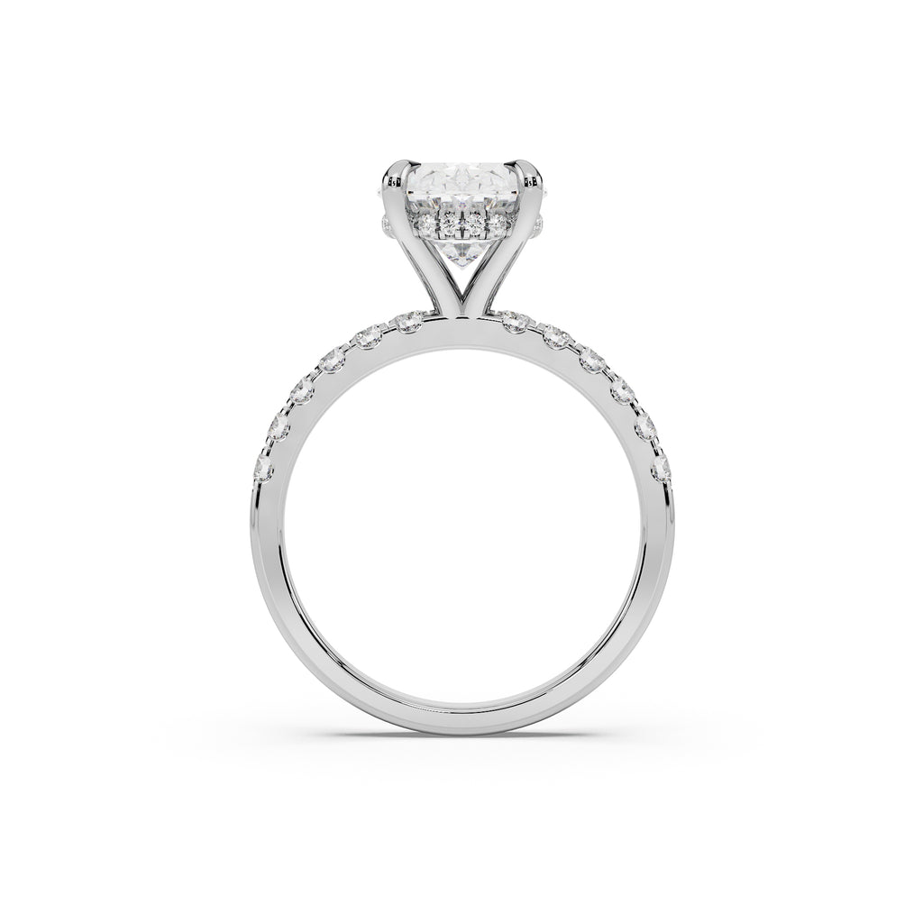 ALMARI Signature Oval Engagement Ring
