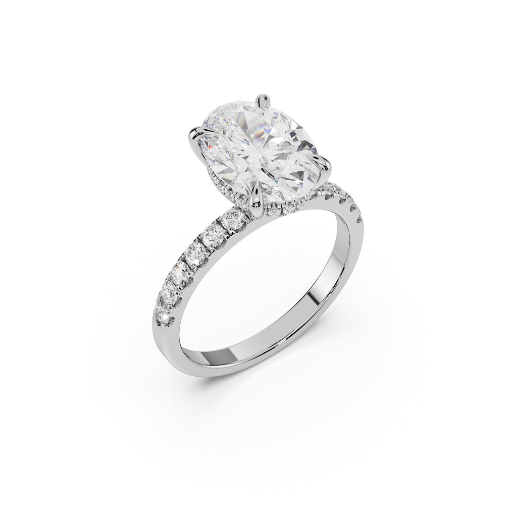 ALMARI Signature Oval Engagement Ring
