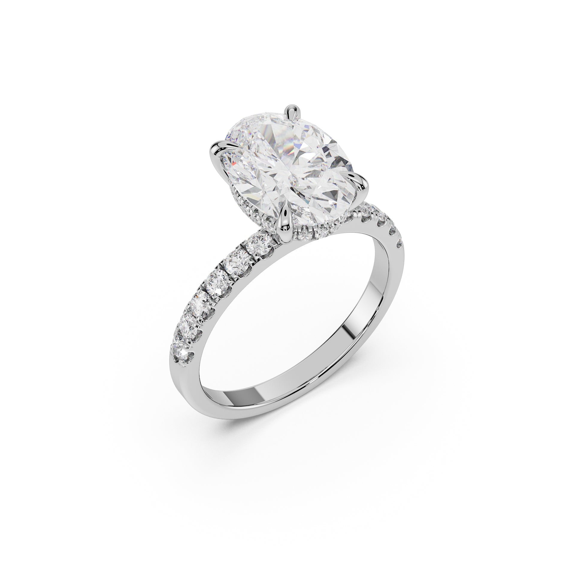 ALMARI Signature Oval Engagement Ring