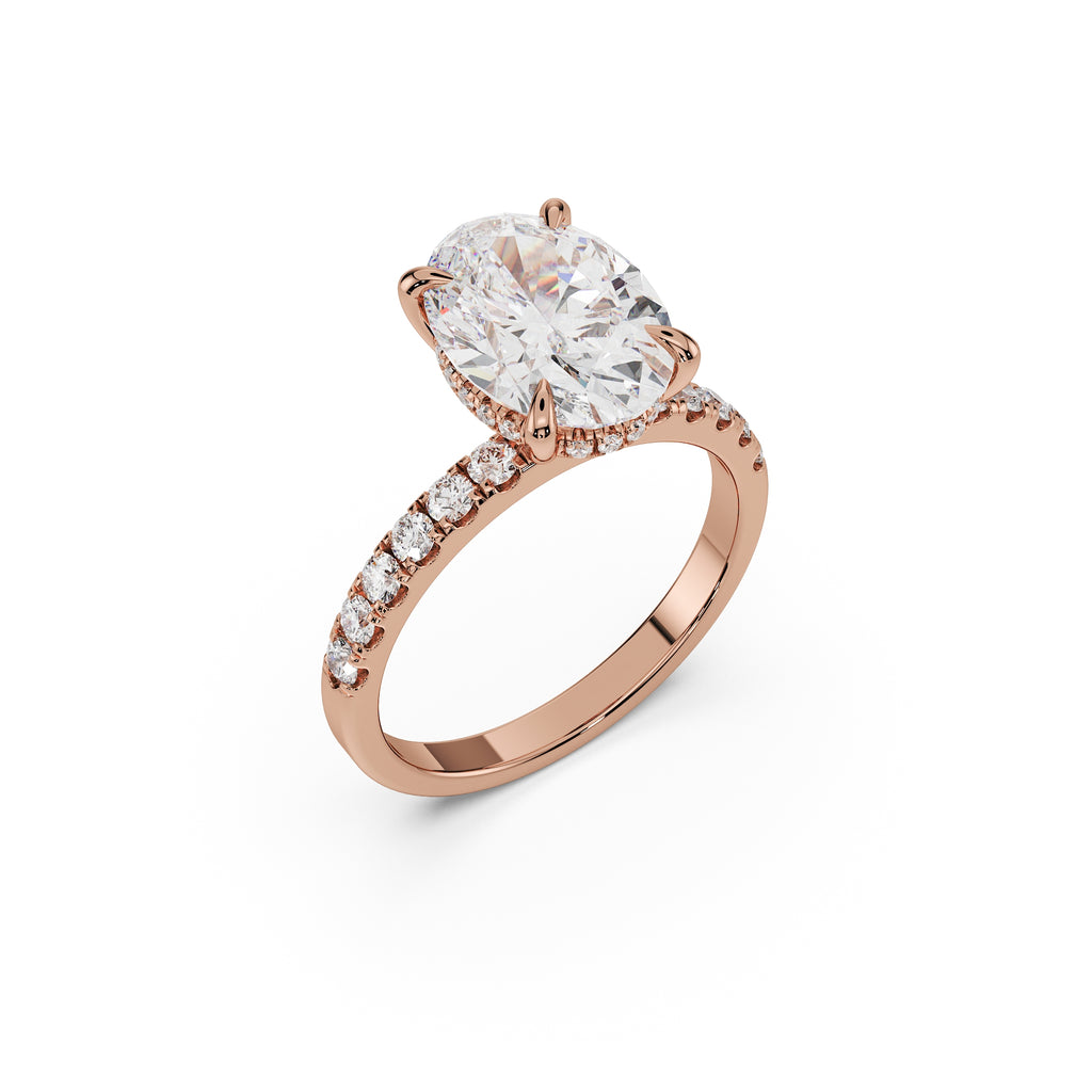 ALMARI Signature Oval Engagement Ring