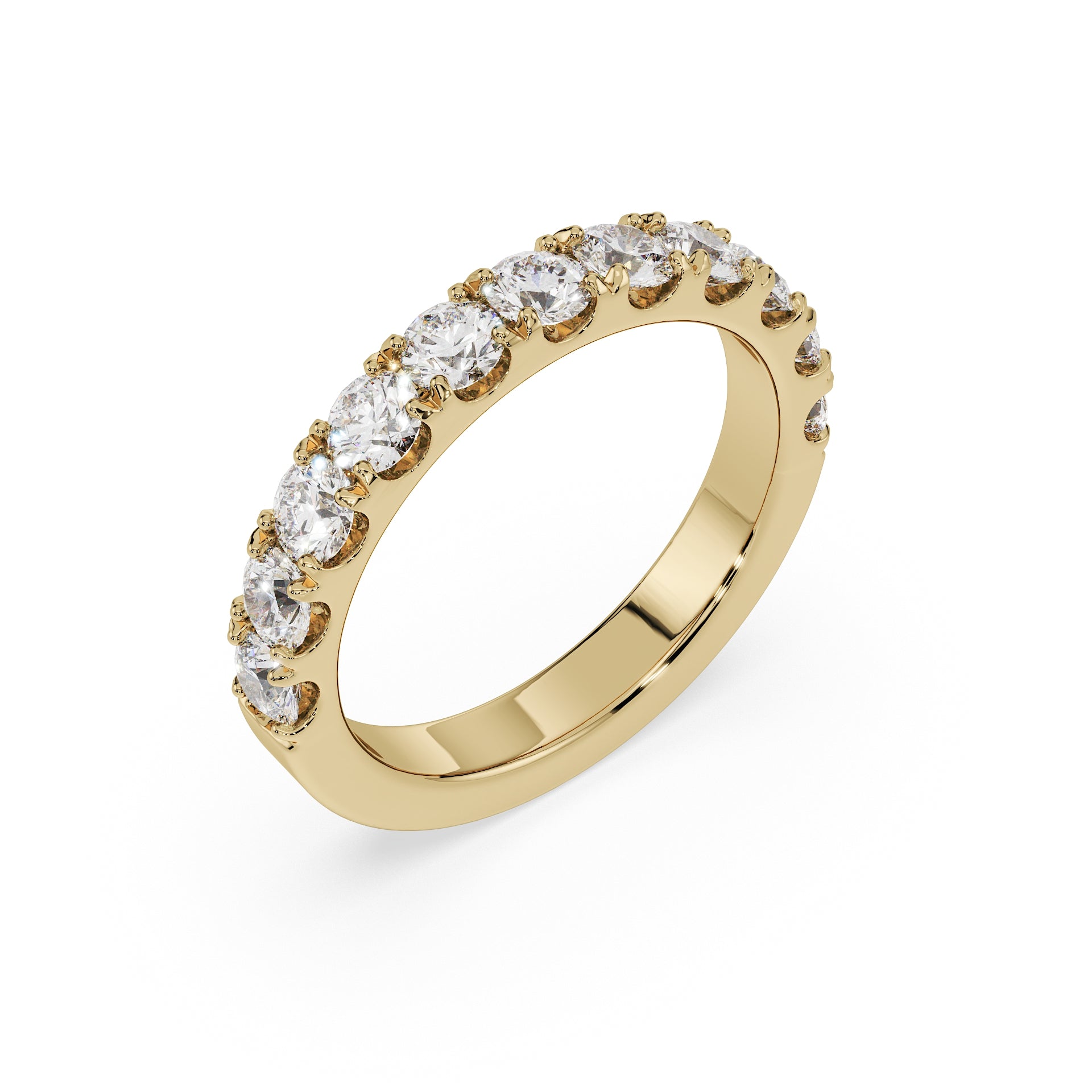 ALMARI Half Eternity Diamond Band