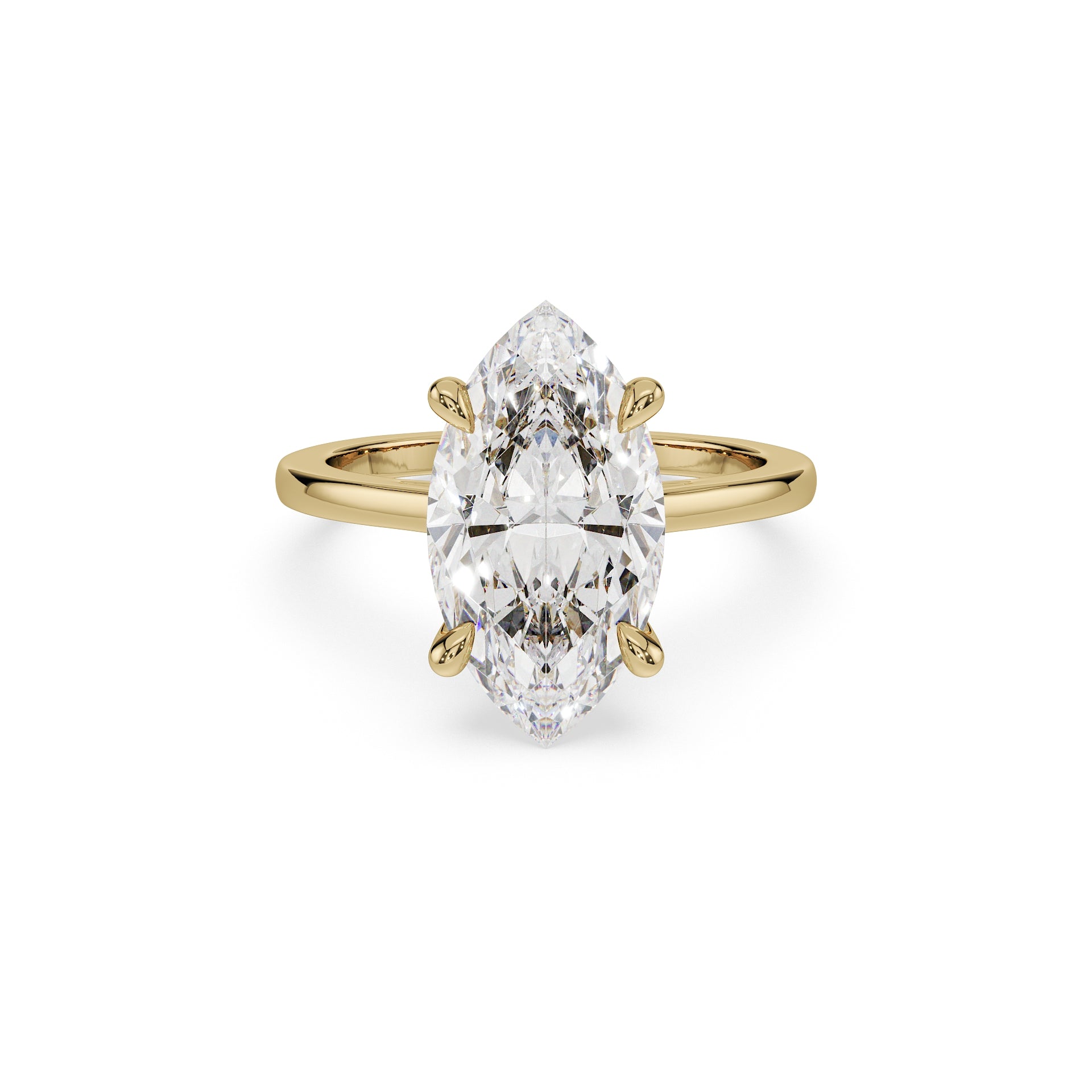 ALMARI Timeless Marquise Solitaire Engagement Ring
