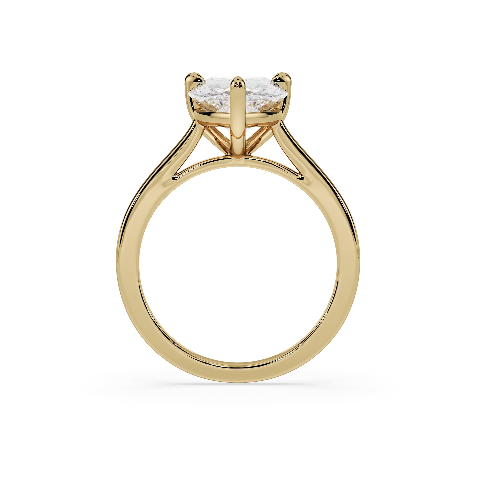 ALMARI Timeless Pear Solitaire Engagement Ring