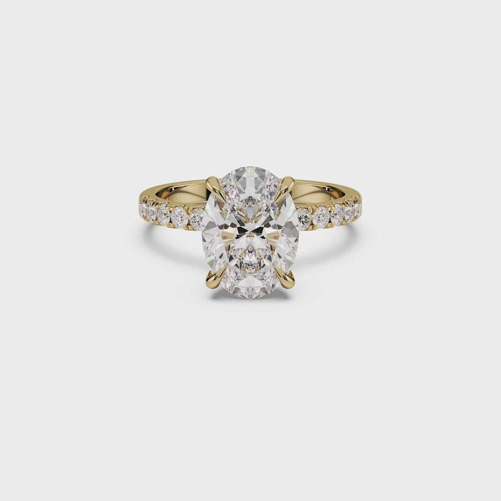 ALMARI Signature Oval Engagement Ring