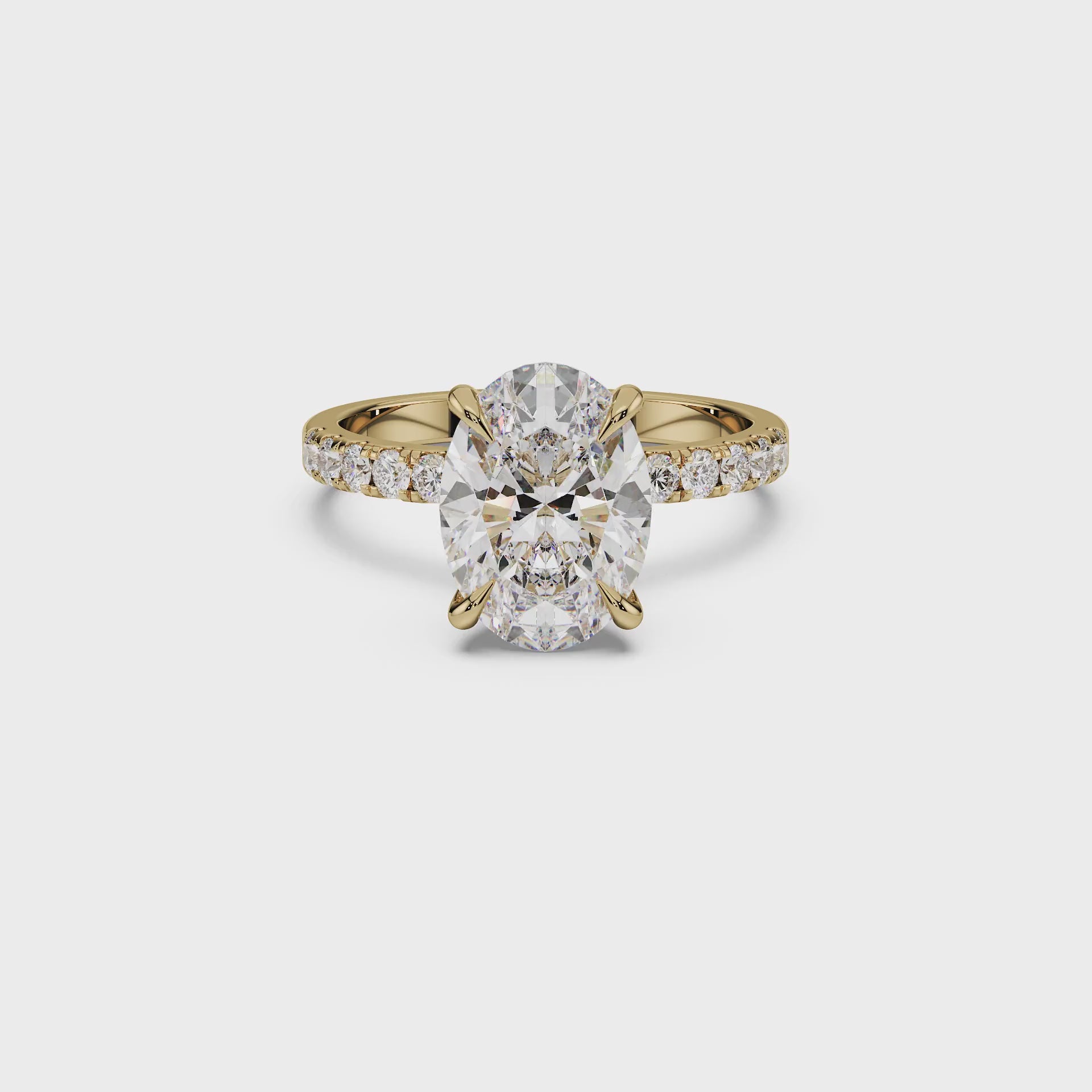 ALMARI Signature Oval Engagement Ring